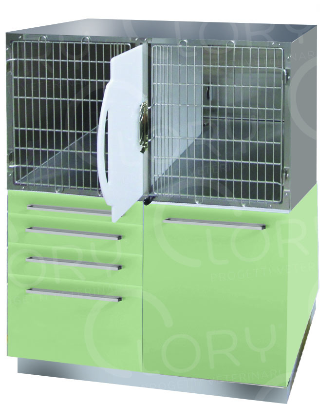 Host cage 2 places on cabinet