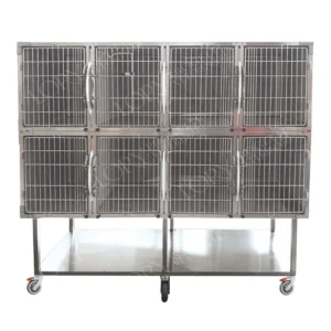 Small animal inpatient cage 8 places