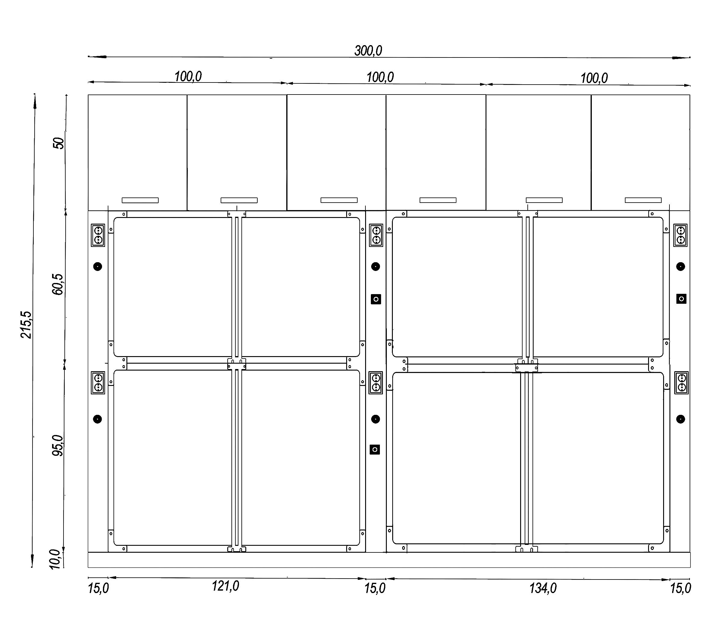 Standard 8-person inpatient cage with and without gas - Image 2