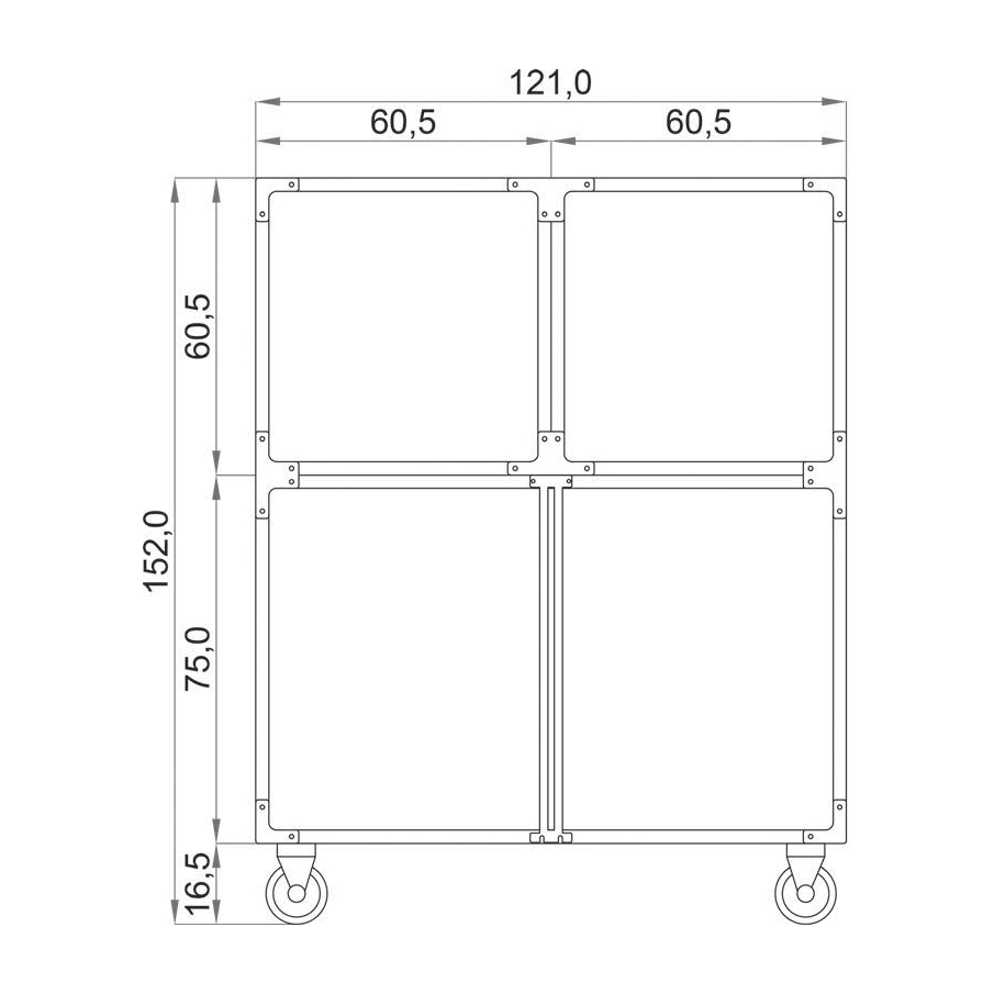 Standard inpatient cage 4 places - Image 2