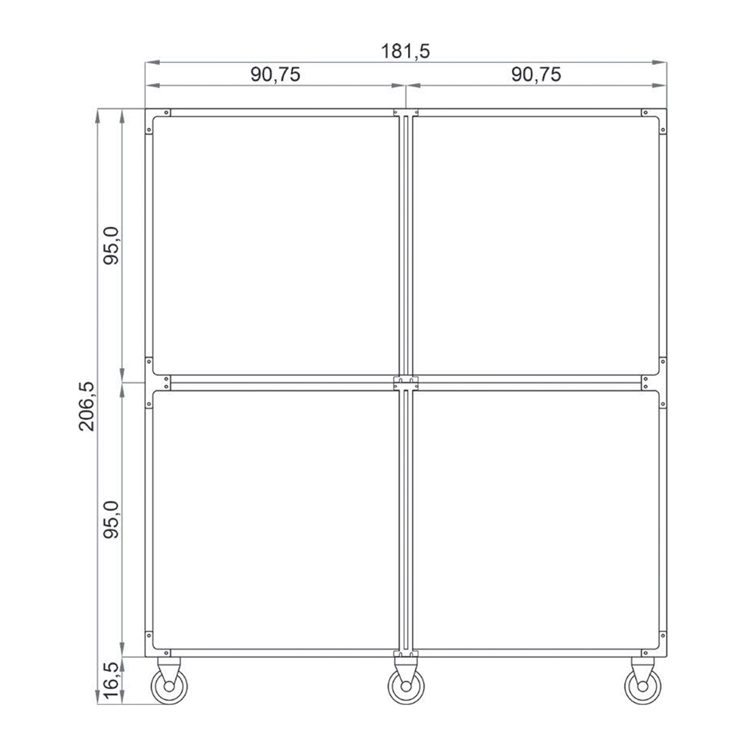 Standard inpatient cage 4 places - Image 2