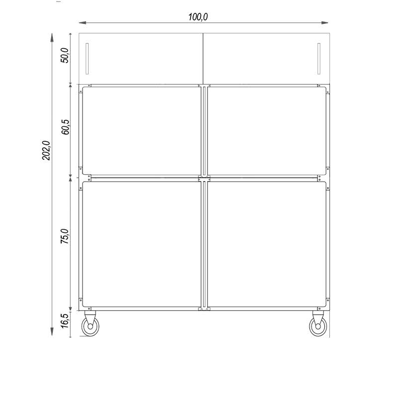 Standard inpatient cage 7 places - Image 2