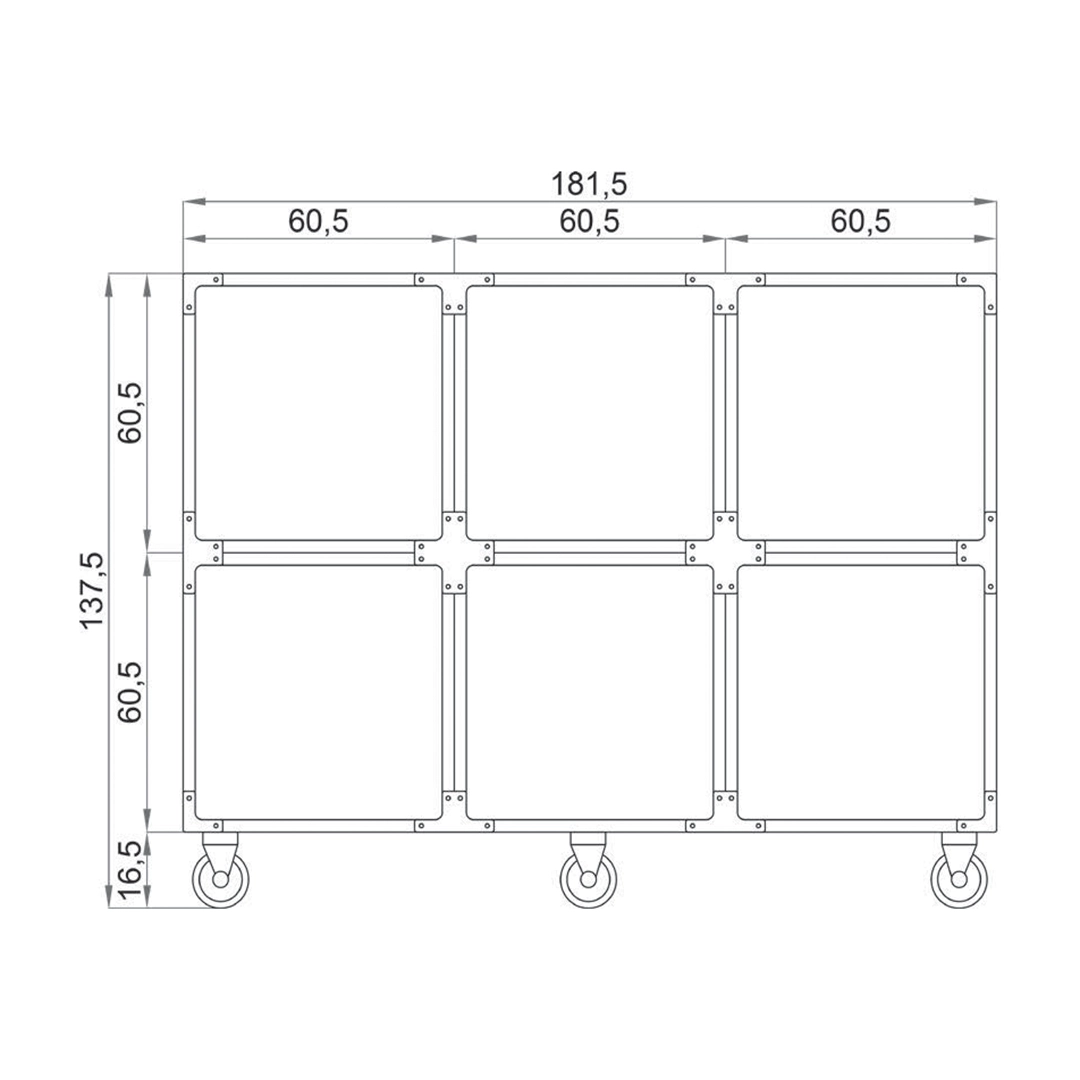 Standard inpatient cage 6 places - Image 2