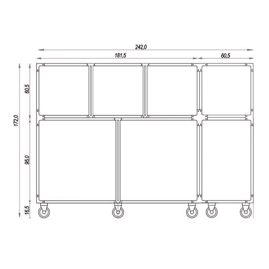 Standard inpatient cage 7 places - Image 2