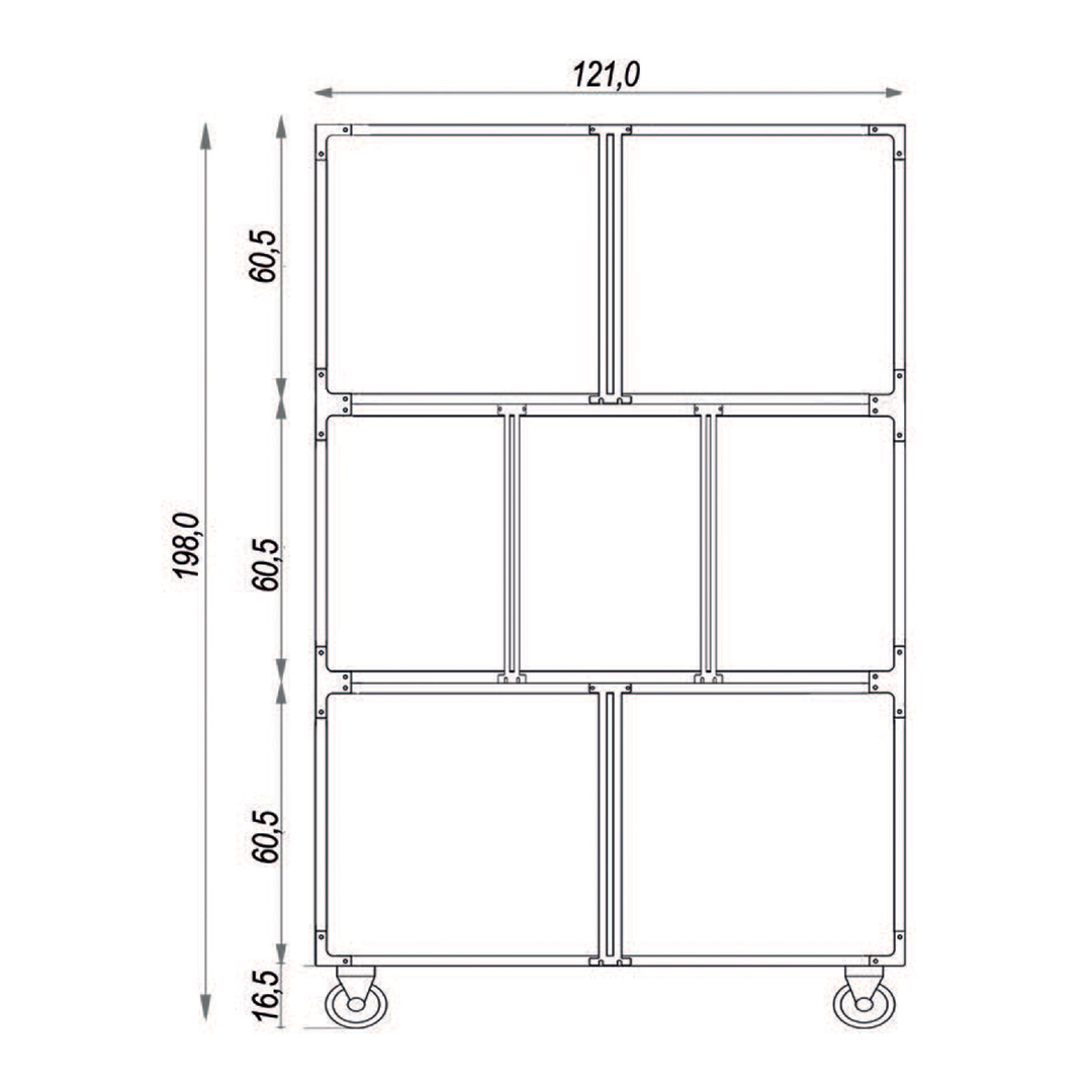 Standard inpatient cage 7 places - Image 2