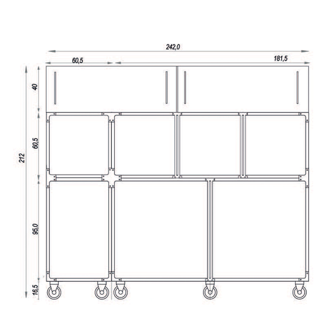 Standard inpatient cage 7 places - Image 2