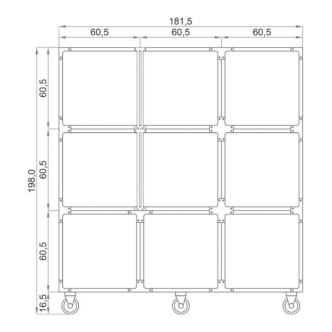 Standard inpatient cage 9 places - Image 2