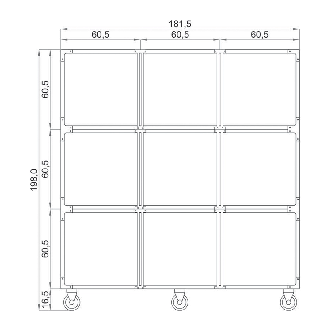 Standard inpatient cage 9 places - Image 2