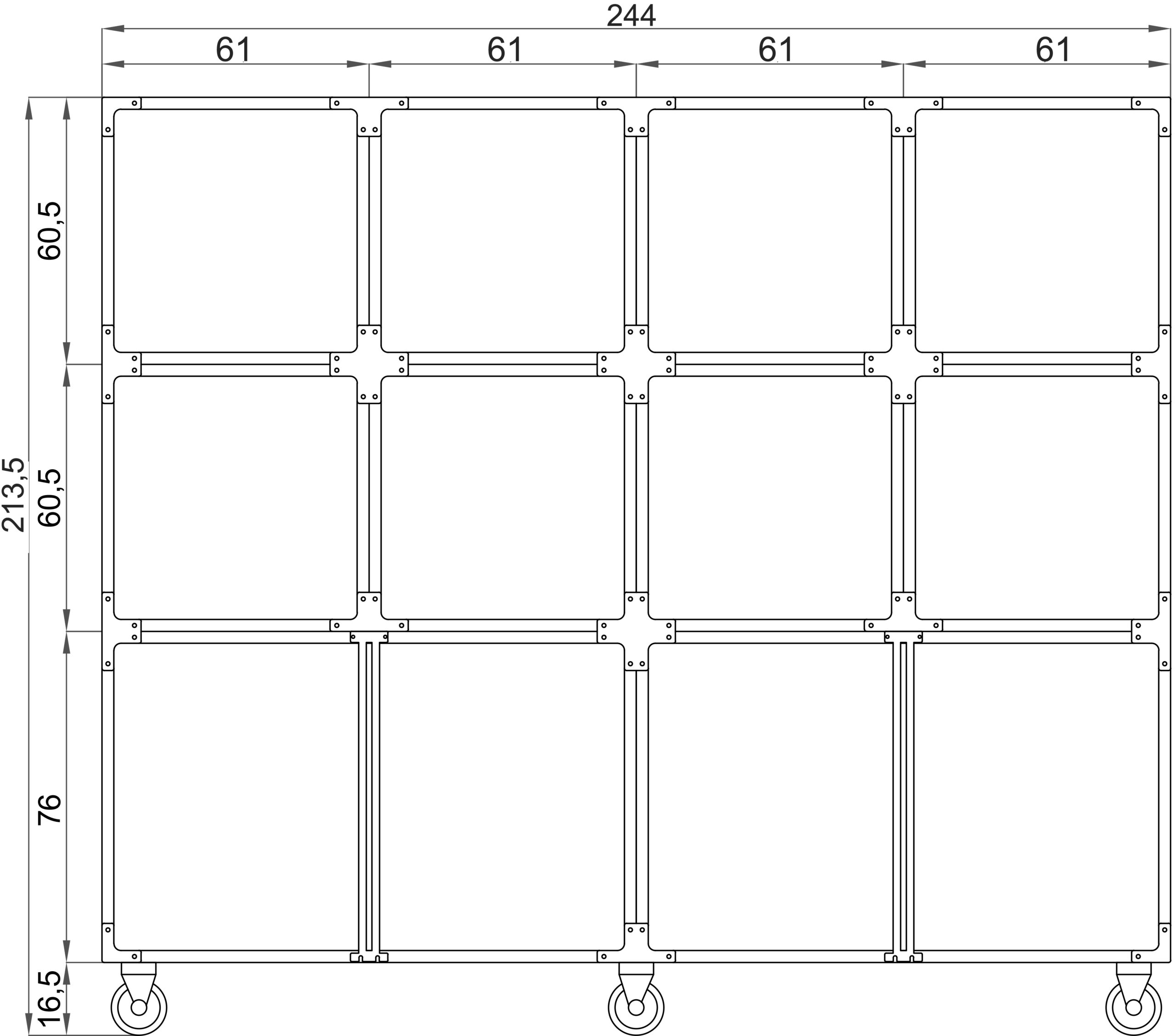 PVC cage 12 places - Image 2