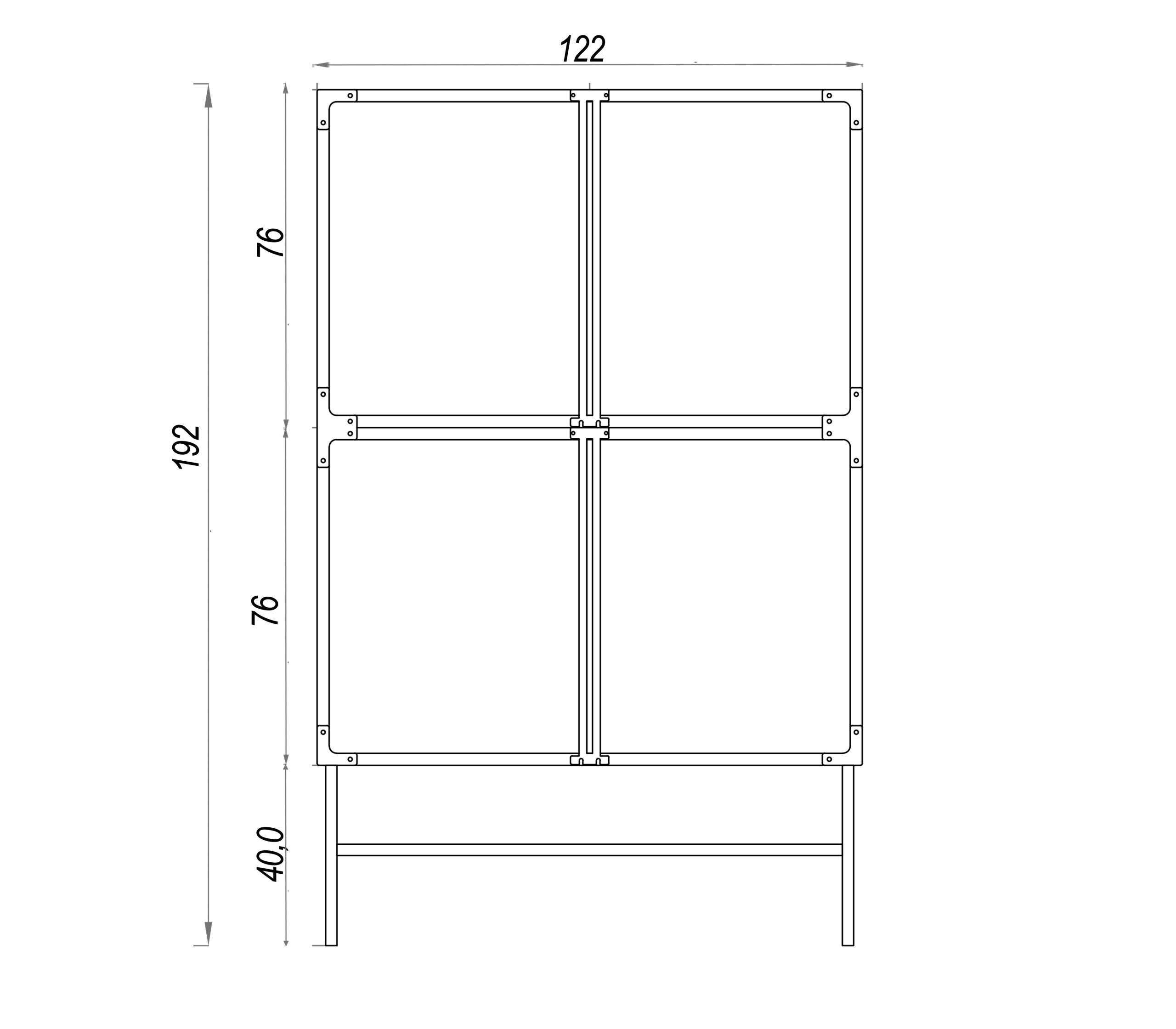 PVC cage 4 places - Image 2