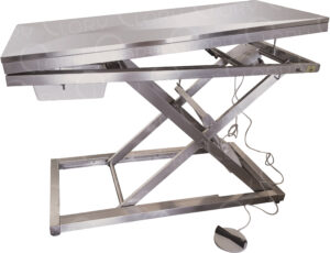 Electric Stainless Steel Veterinary Examination Table with Trendelenburg mod. Medical Inox Operatory