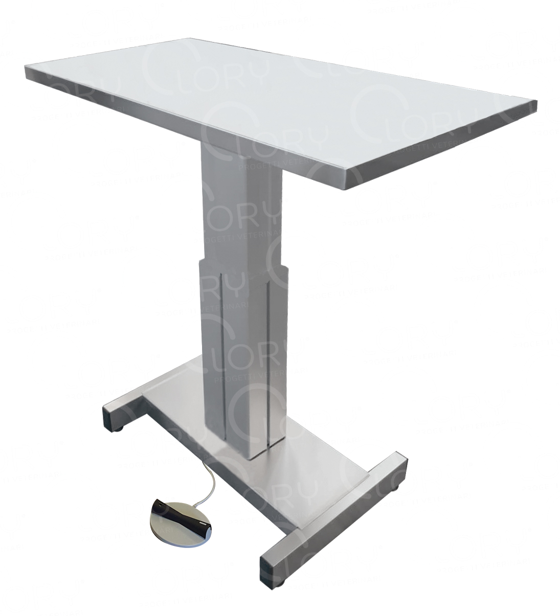 1-movement electric veterinary examination table made of AISI 304 stainless steel mod. Baby