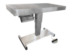 Tavolo elettrico veterinario da visita con bilancia integrata in acciaio inox AISI 304 mod. Balance