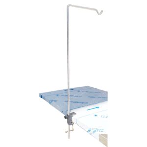 Supporto porta flebo per tavolo da visita