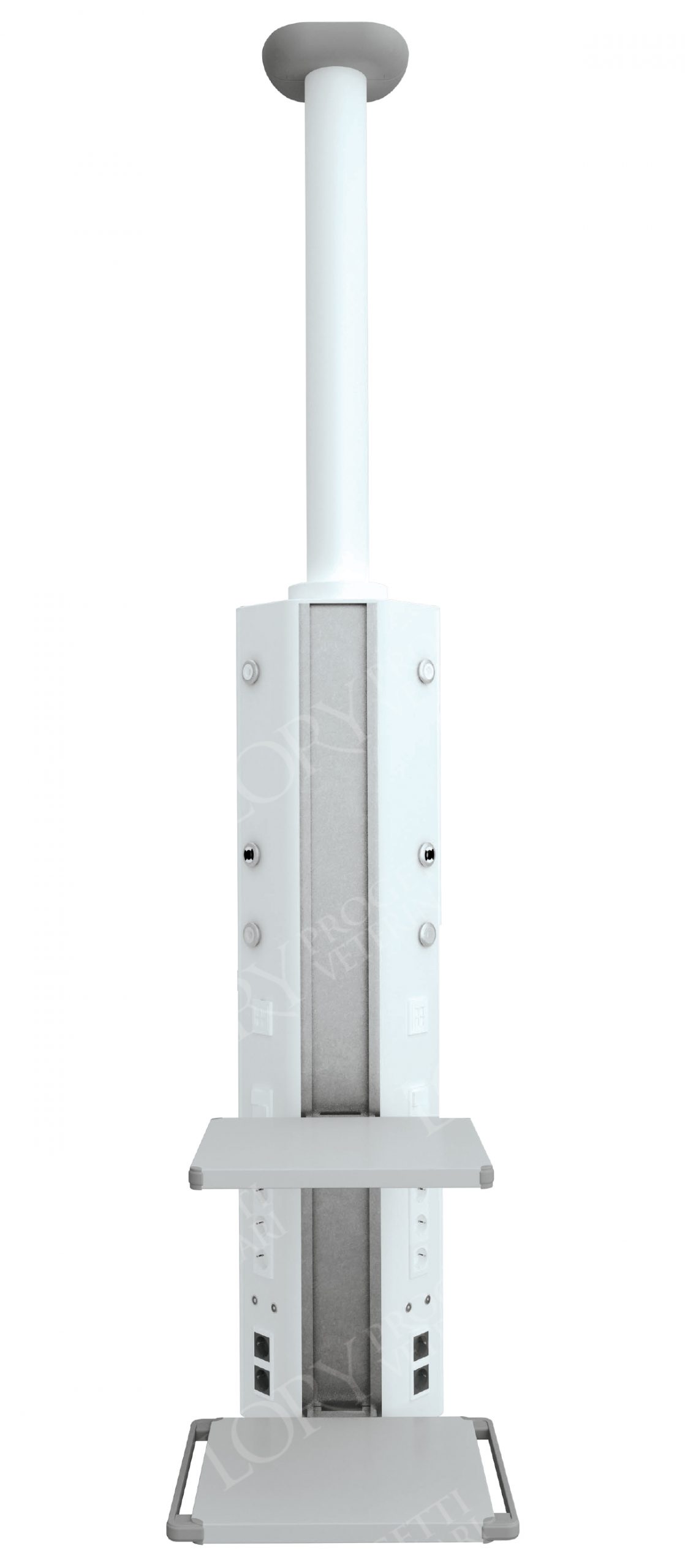 Vertical hanging column