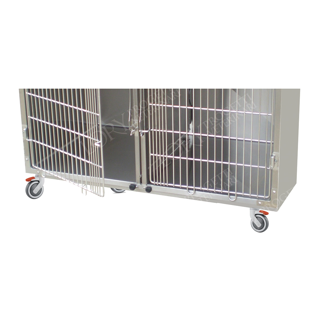Base con ruote per gabbia degenza L181,5 cm