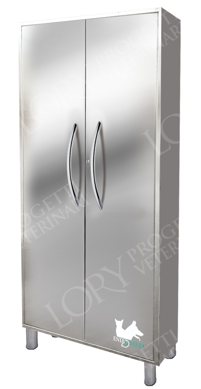 Endoscope cabinet on feet