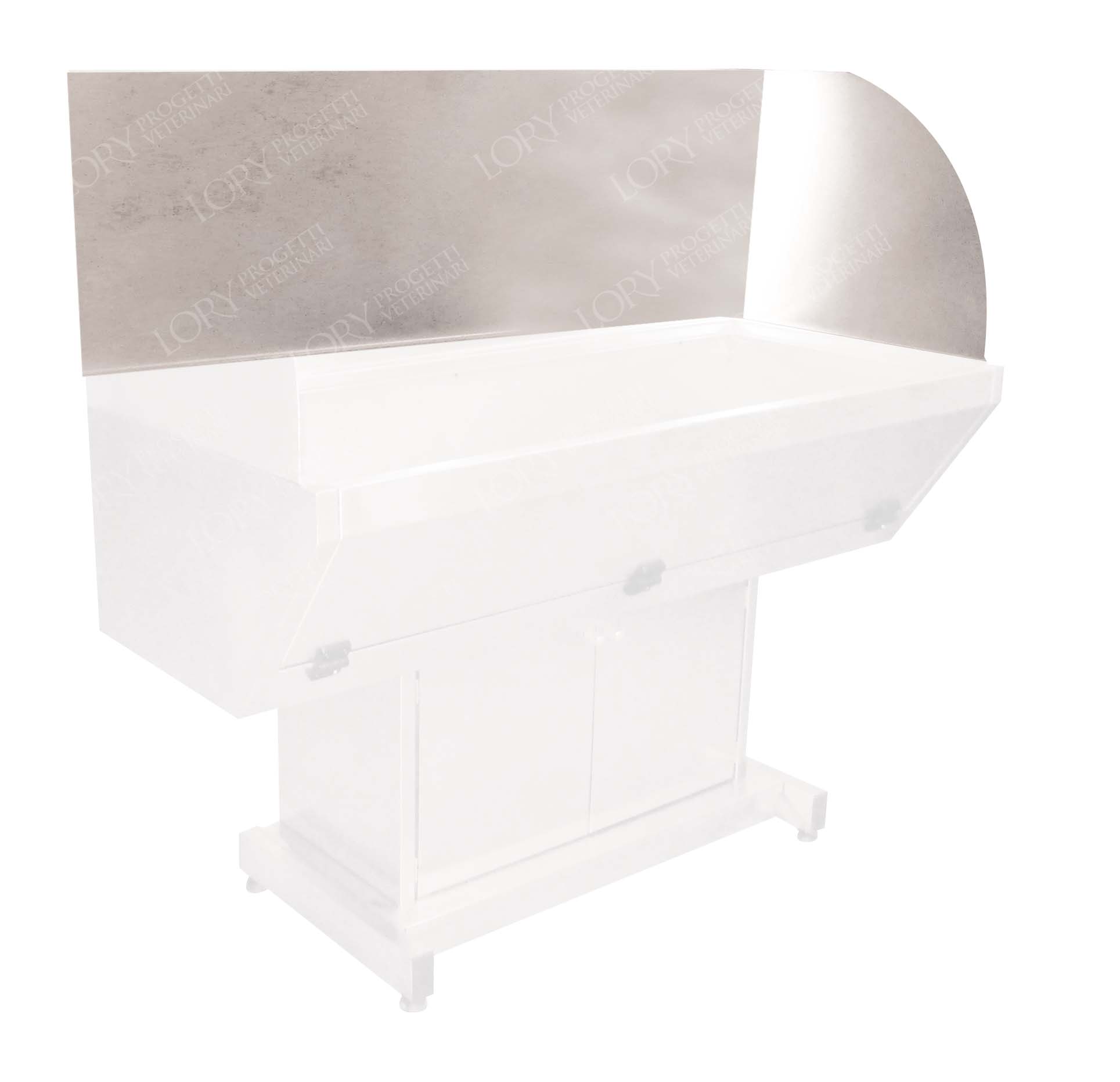 Optional drip pan open only on one left side