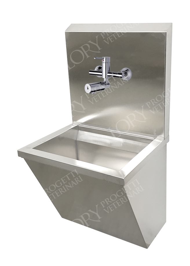 1-channel surgical sink with electronic mixer