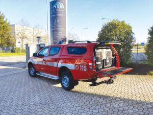 Allestimento mezzo di soccorso