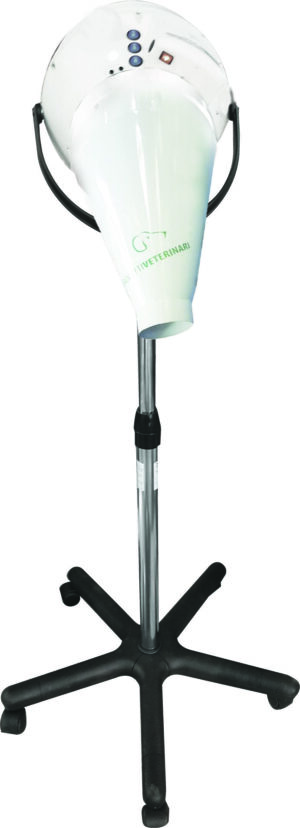 Professional ozone hair dryer with stand on wheels