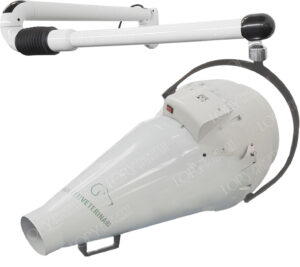 Professional ion hair dryer with wall mount