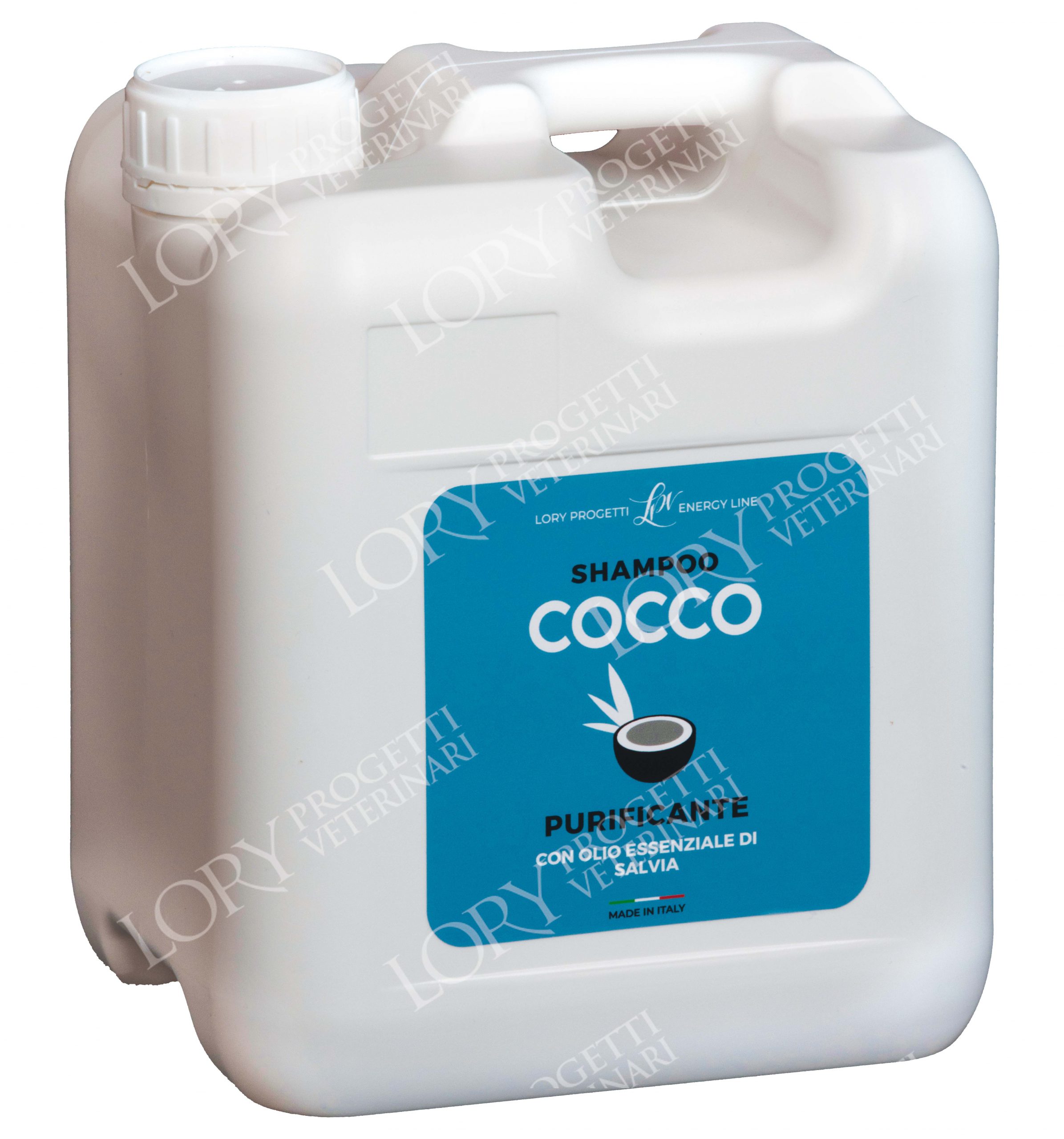 Coconut shampoo 5-liter can.