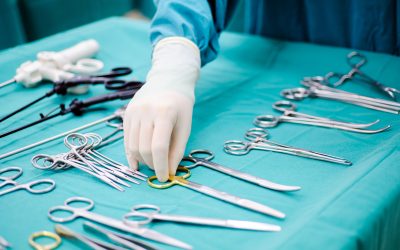 Ozone sterilization for laparoscopic instruments