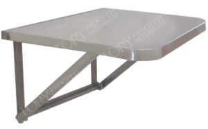 Fold-down examination table for NAC