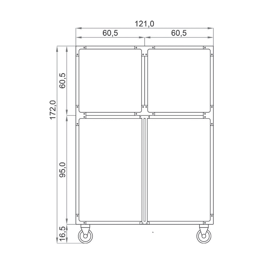 Standard inpatient cage 4 places - Image 2