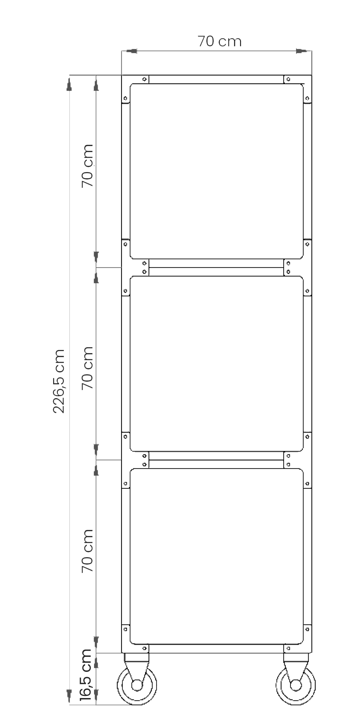 Standard inpatient cage 3 places - Image 2