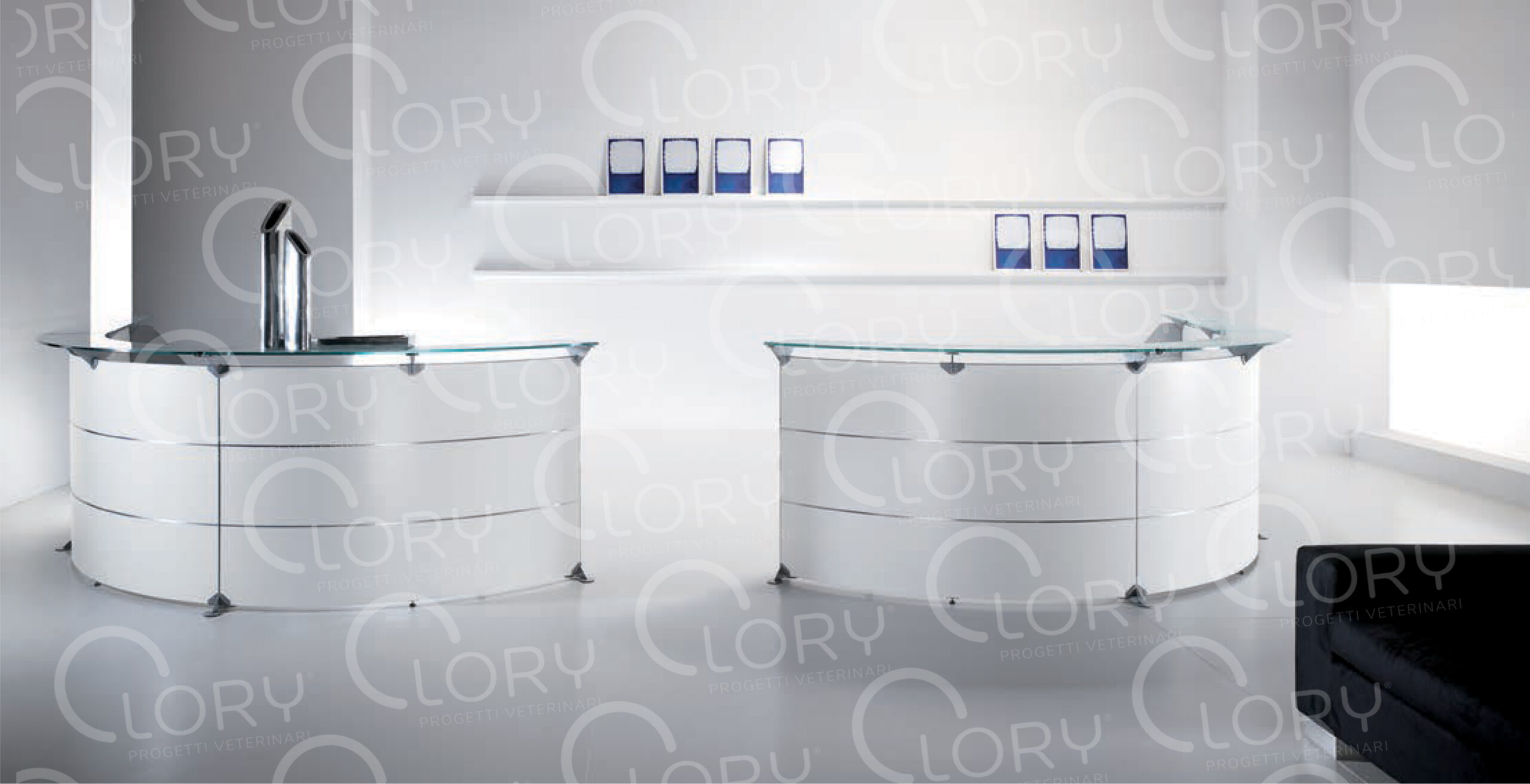 Reception desk mod. Edison