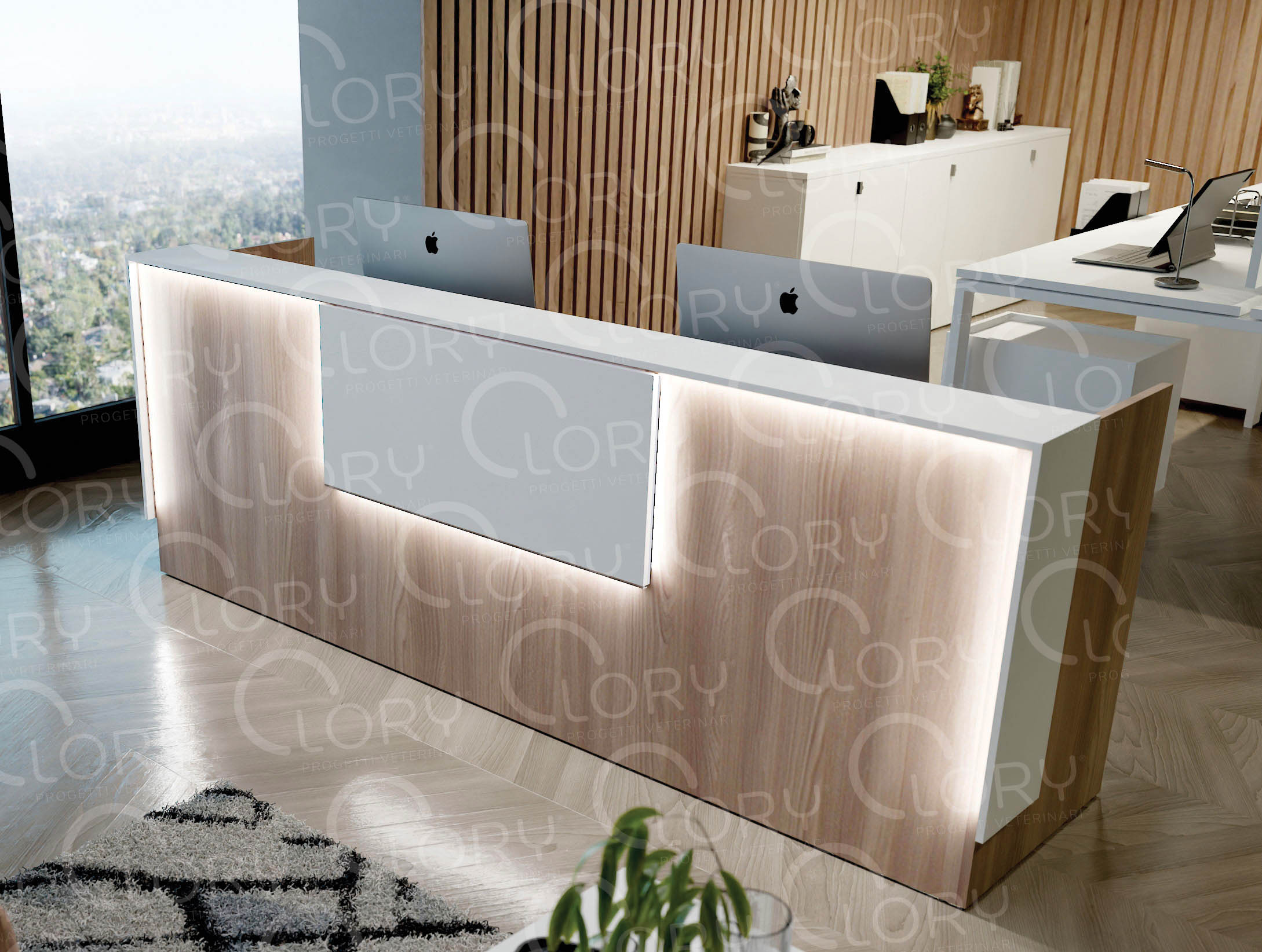 Modular reception desk