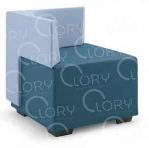 Upholstered armchair