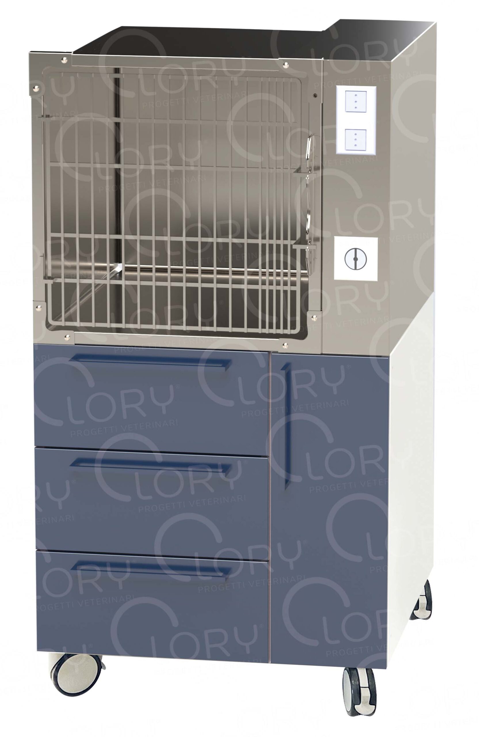 Intensive cage for magnetotherapy and patient warming