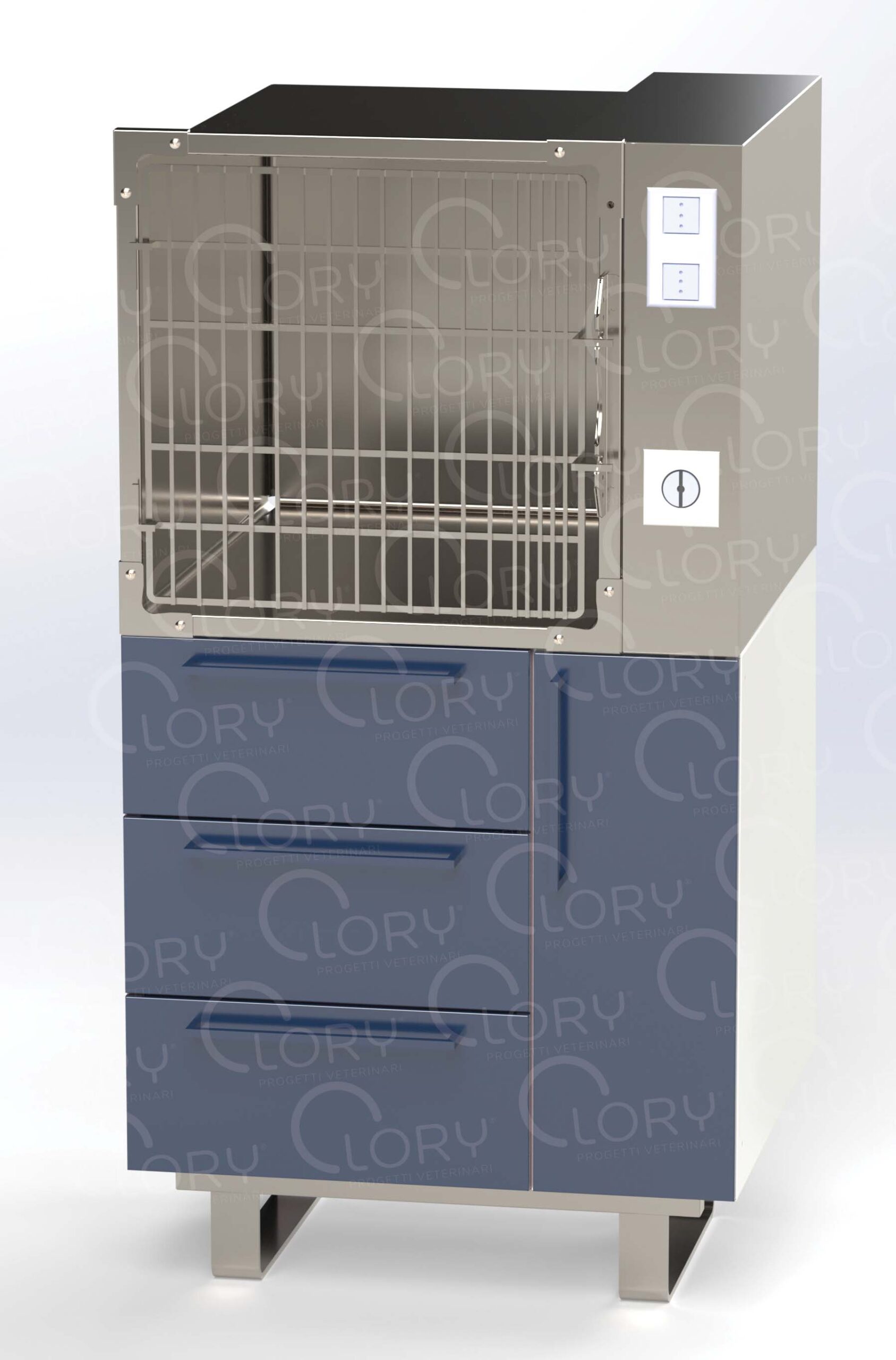 Intensive cage for magnetotherapy and patient warming