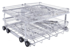 Trolley for iron washer