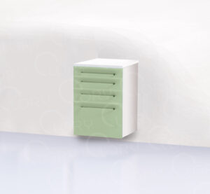 4-drawer hanging cabinet