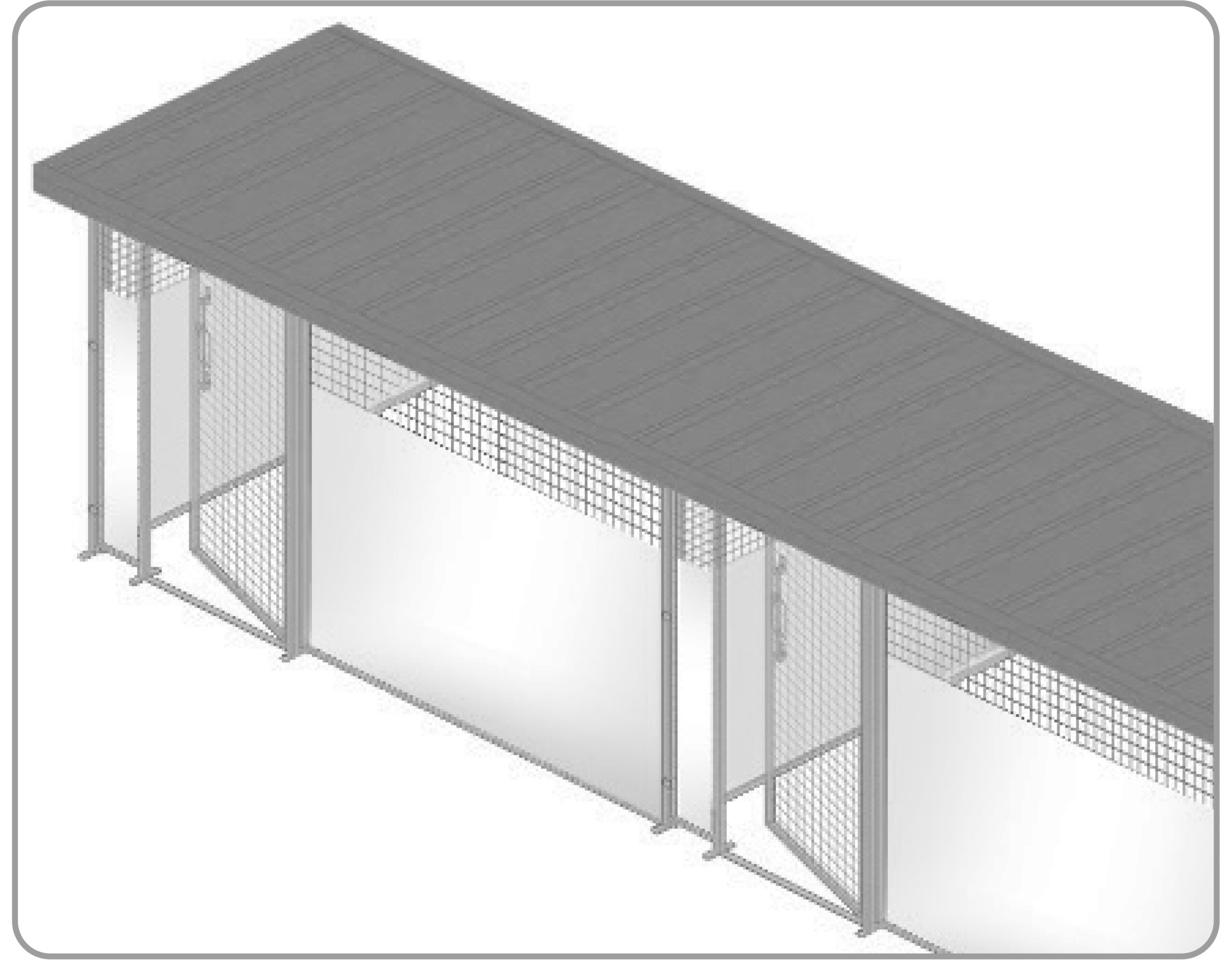 SIDE-BY-SIDE DOG BOX ALL COVERED