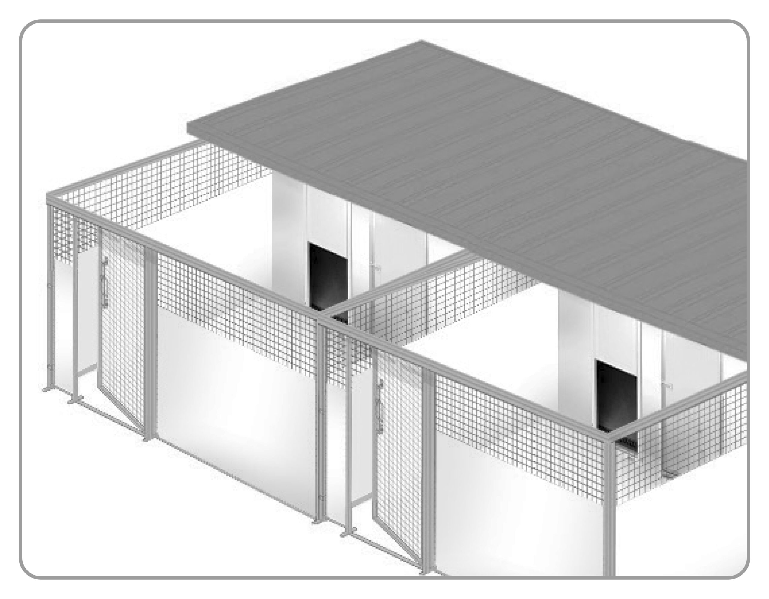 BOX CANI AFFIANCATO CON ZONA NOTTE COMPLETO DI GATTAIOLA