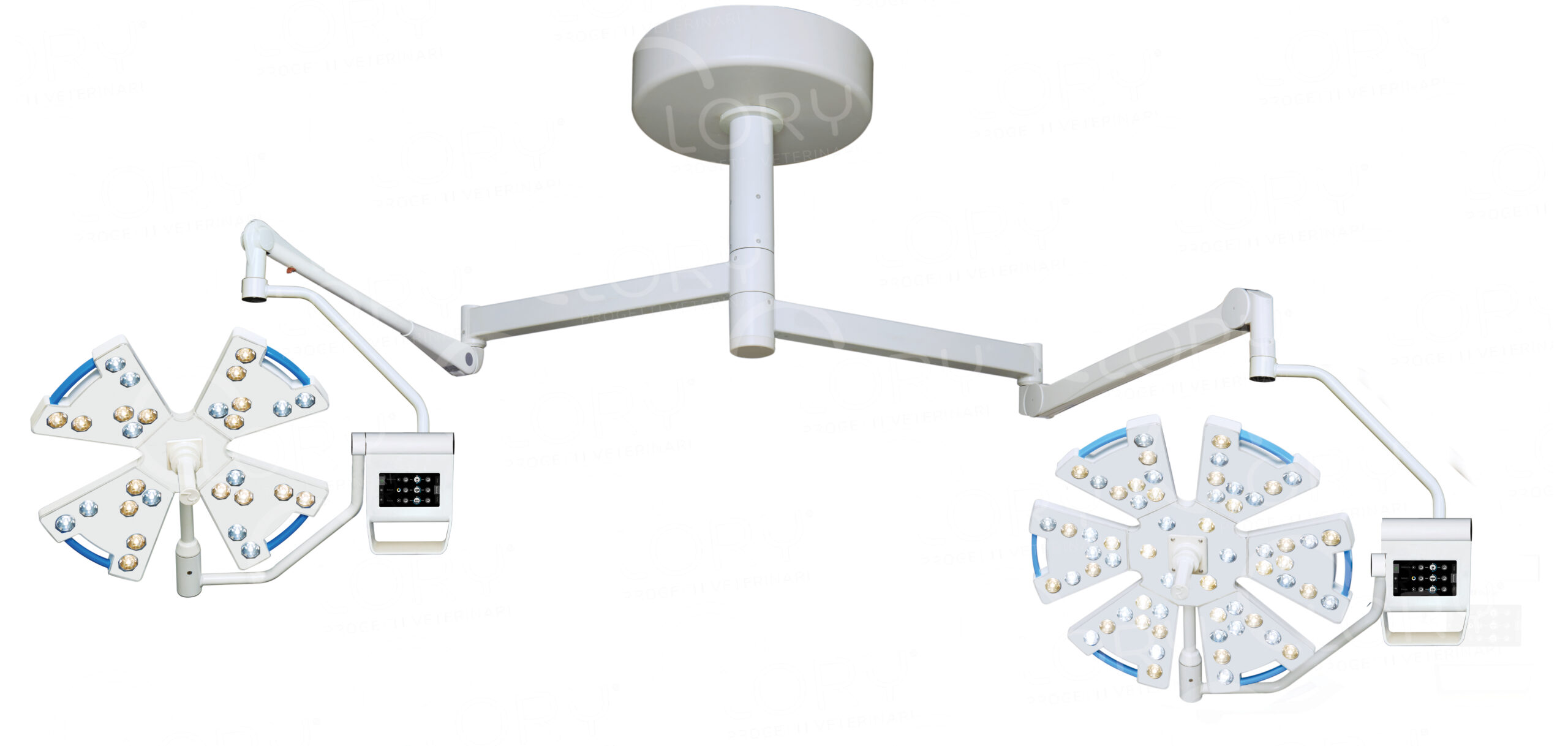 Double operating lamp 160,000+160,000 lux