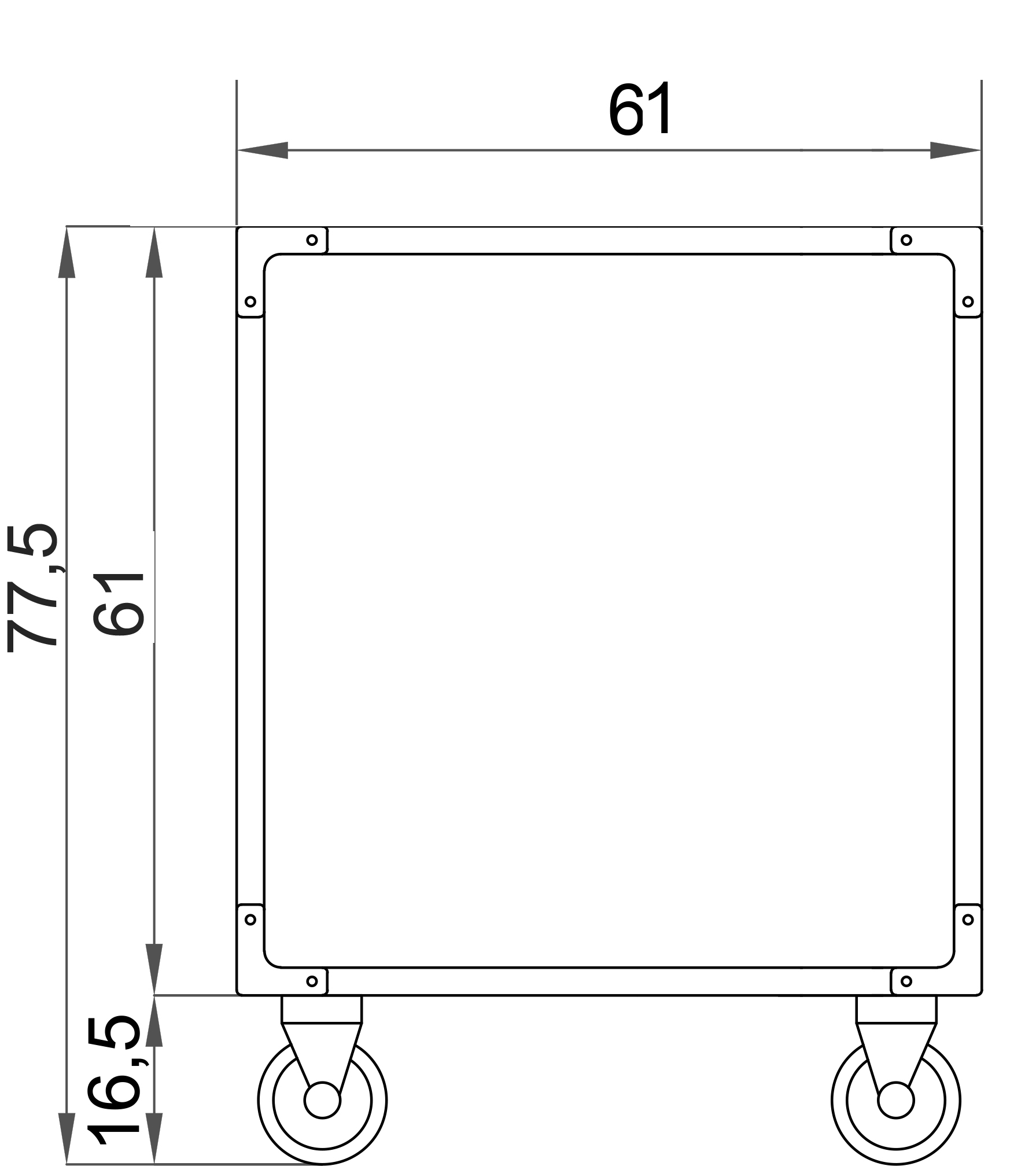 Gabbia in pvc 1 posto - immagine 2